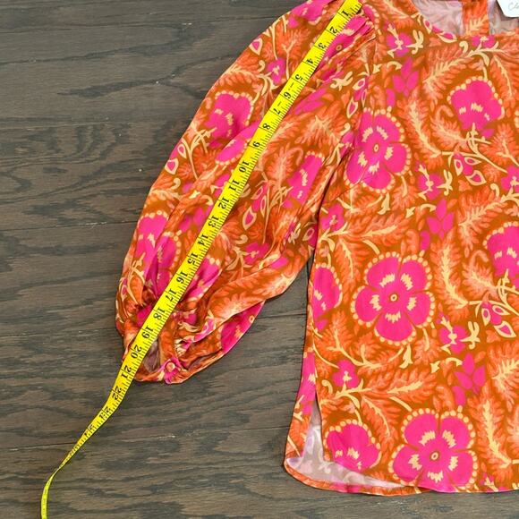 CLEOBELLA Vibrant Floral Blouse Size XS - Picture 7 of 10
